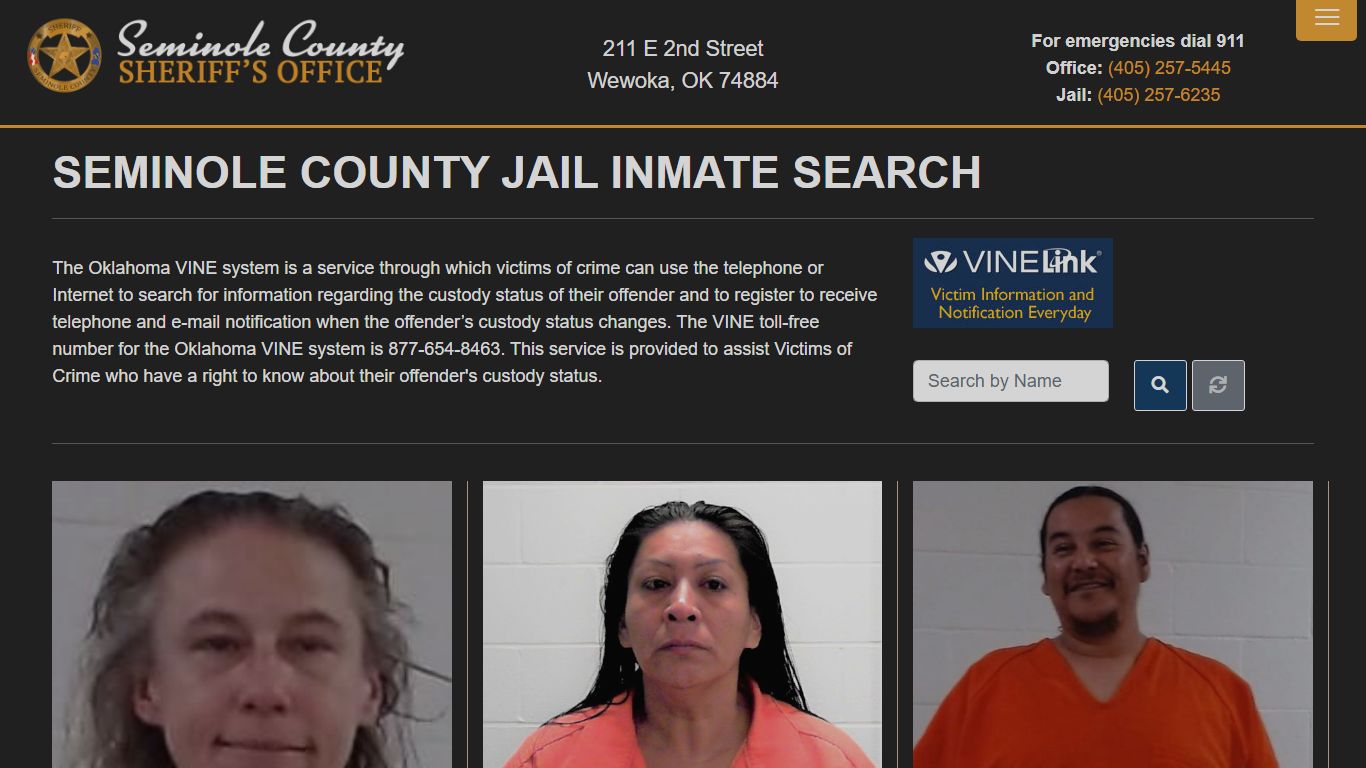 Inmate Search - Seminole County Sheriff's Office